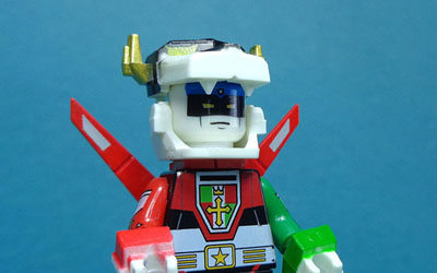 Voltron Minifigure The Super Robot Figure For Custom Lego Minifigures